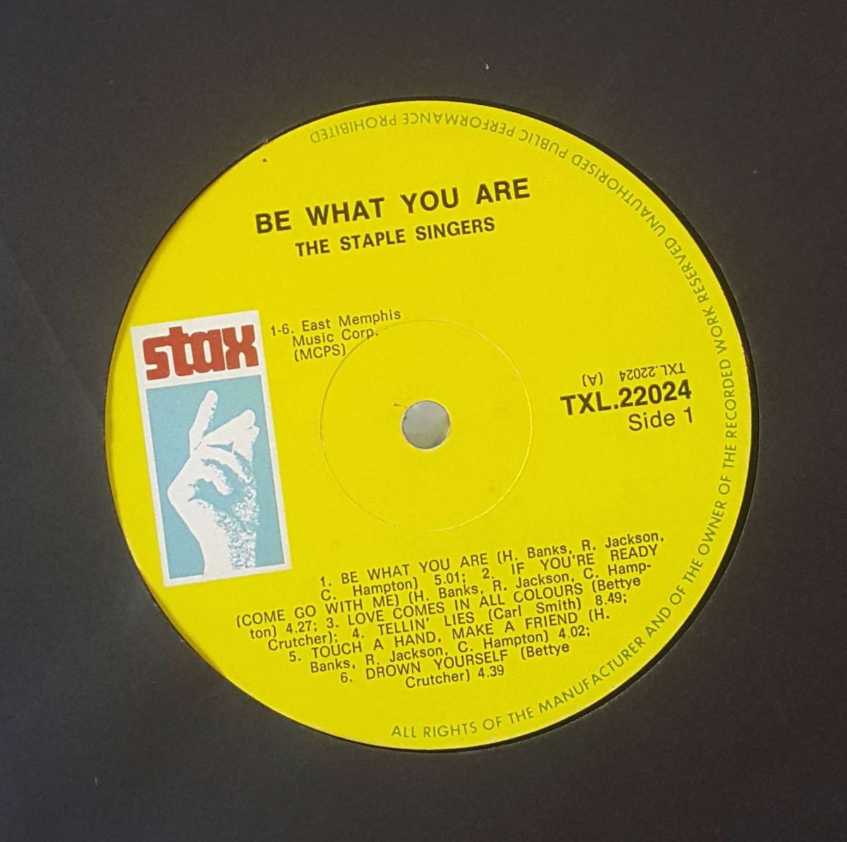 THE STAPLE SINGERS - BE WHAT YOU ARE Vinyl, LP, Album Country: South Africa Released: 1973