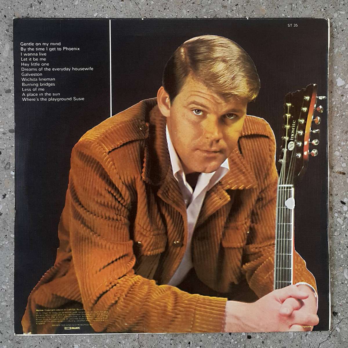 GLEN CAMPBELL -THE BEST OF GLEN CAMPBELL Vinyl, LP, Compilation, Stereo Country: SA 1969