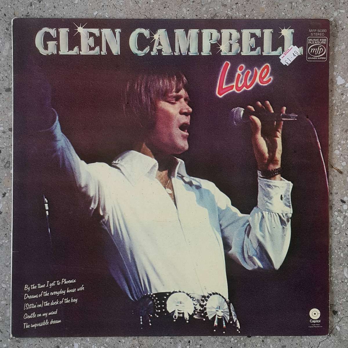 GLEN CAMPBELL - LIVE Vinyl, LP, Album, Reissue, Stereo Country: UK Released:  1969