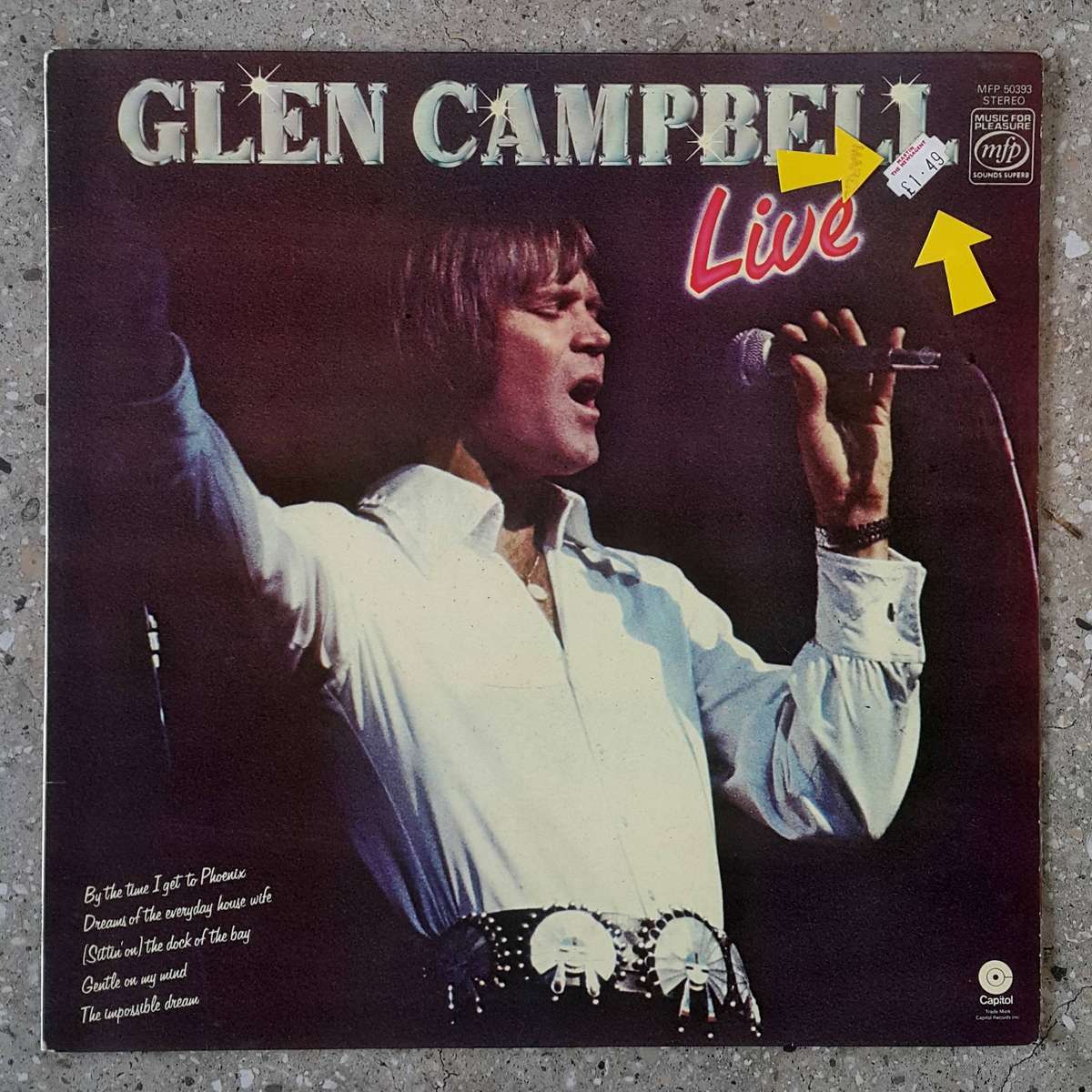 GLEN CAMPBELL - LIVE Vinyl, LP, Album, Reissue, Stereo Country: UK Released:  1969