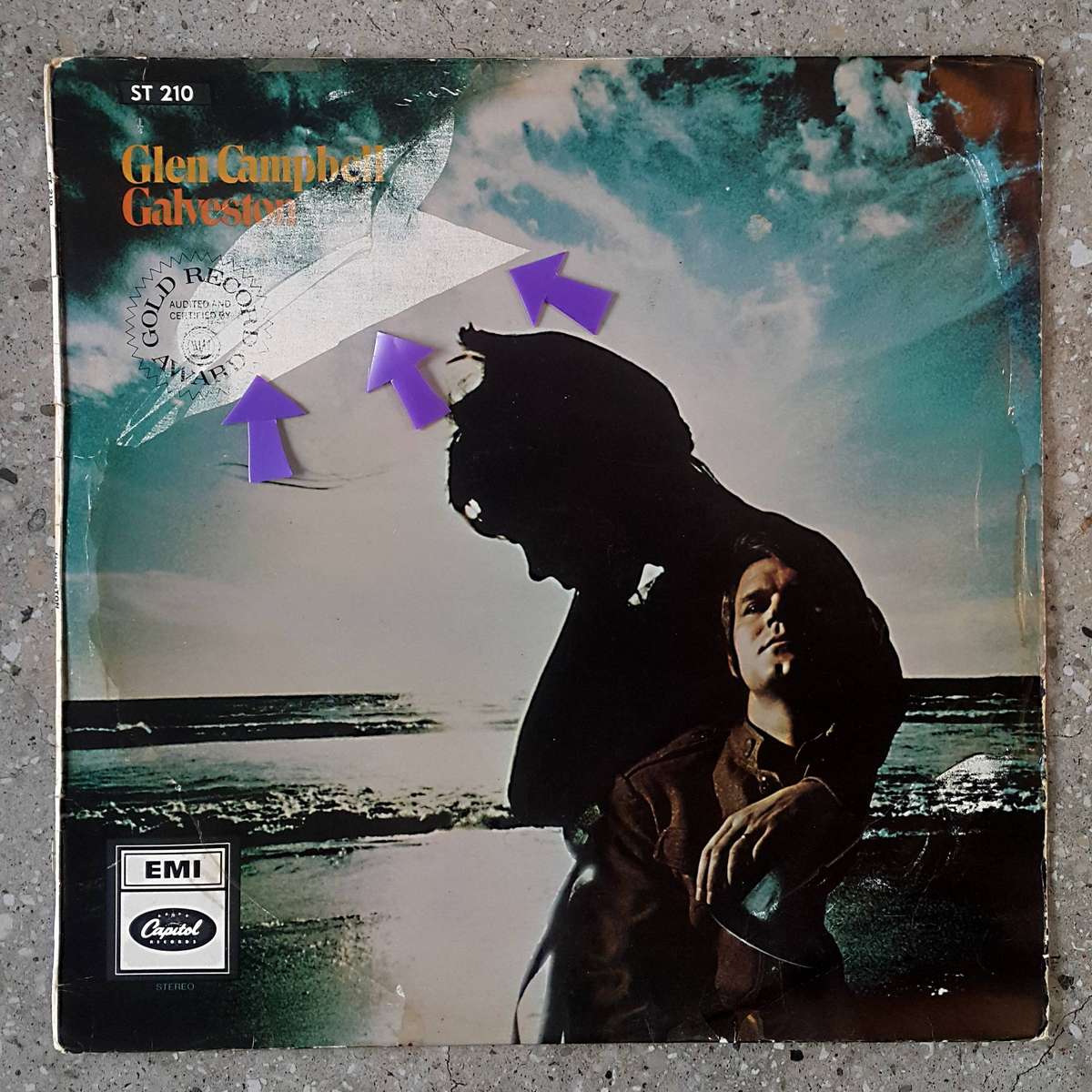 GLEN CAMPBELL - GALVESTON Vinyl, LP, Album, Stereo Country: South Africa Released:  1969