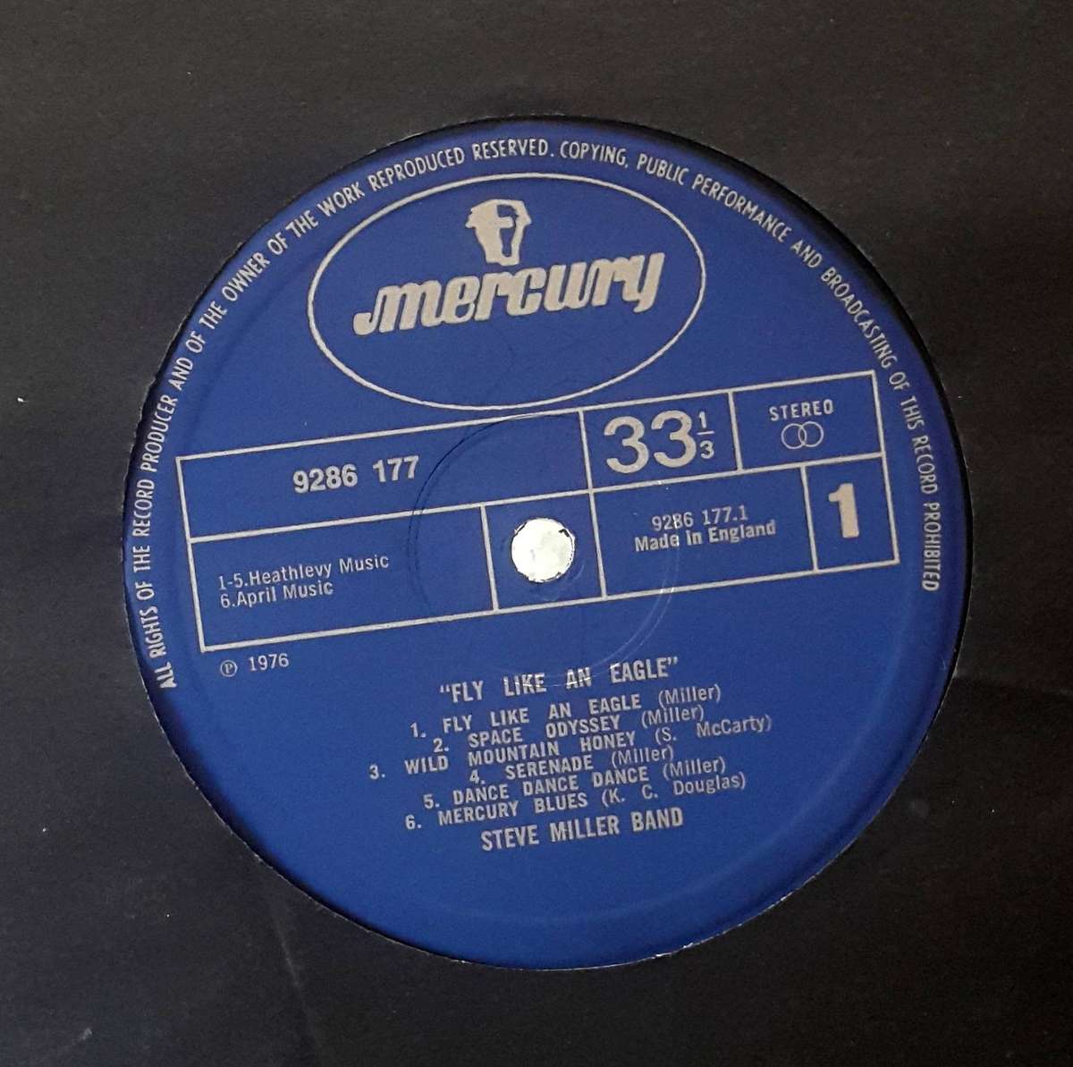 STEVE MILLER BAND - FLY LIKE AN EAGLE Vinyl, LP, Album, Stereo Country: UK Released: 1976