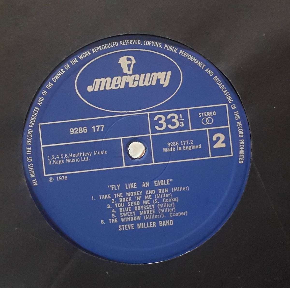 STEVE MILLER BAND - FLY LIKE AN EAGLE Vinyl, LP, Album, Stereo Country: UK Released: 1976