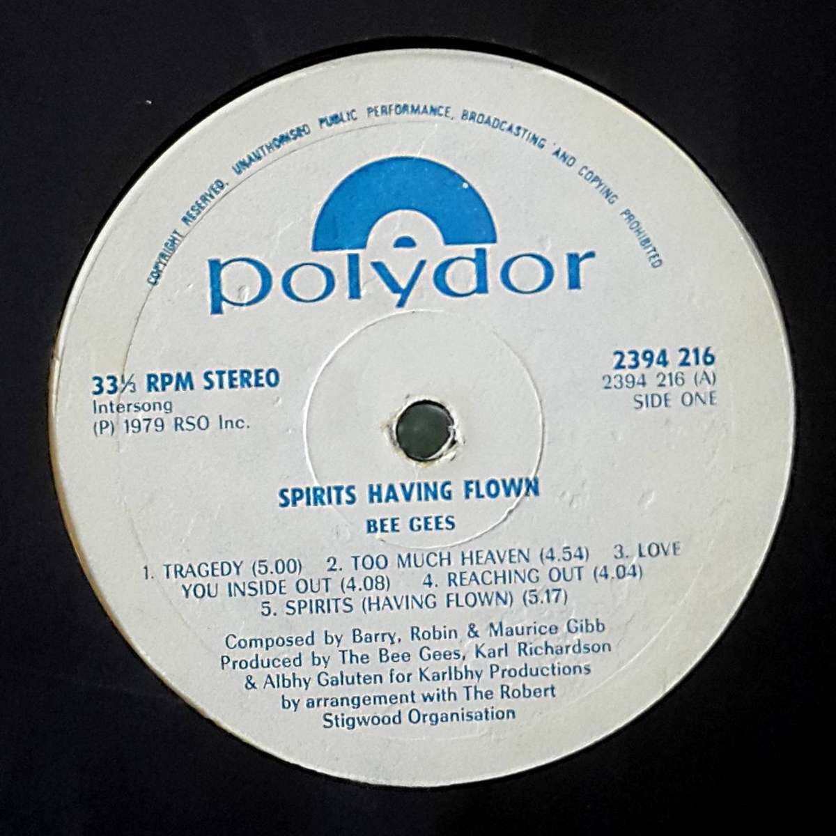 BEE GEES - SPIRITS HAVING FLOWN Vinyl, LP, Album Country: Rhodesia Released: 1979