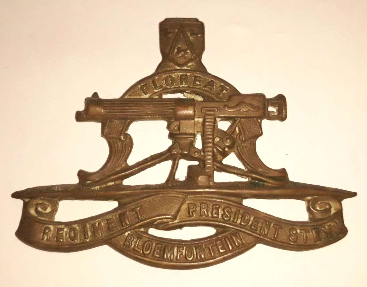 WW2 Regiment President Steyn Cap Badge