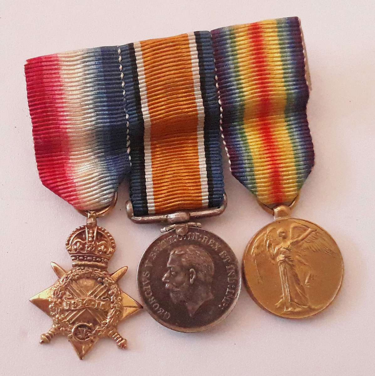 World War One Miniature Trio Medal Set