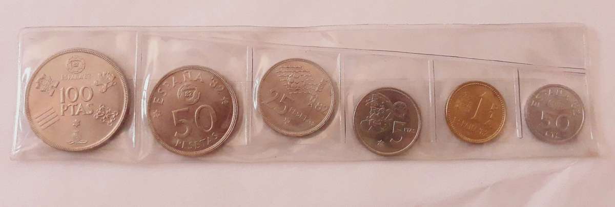 1980 Spanish Coin Set for the 1982 Football World Cup