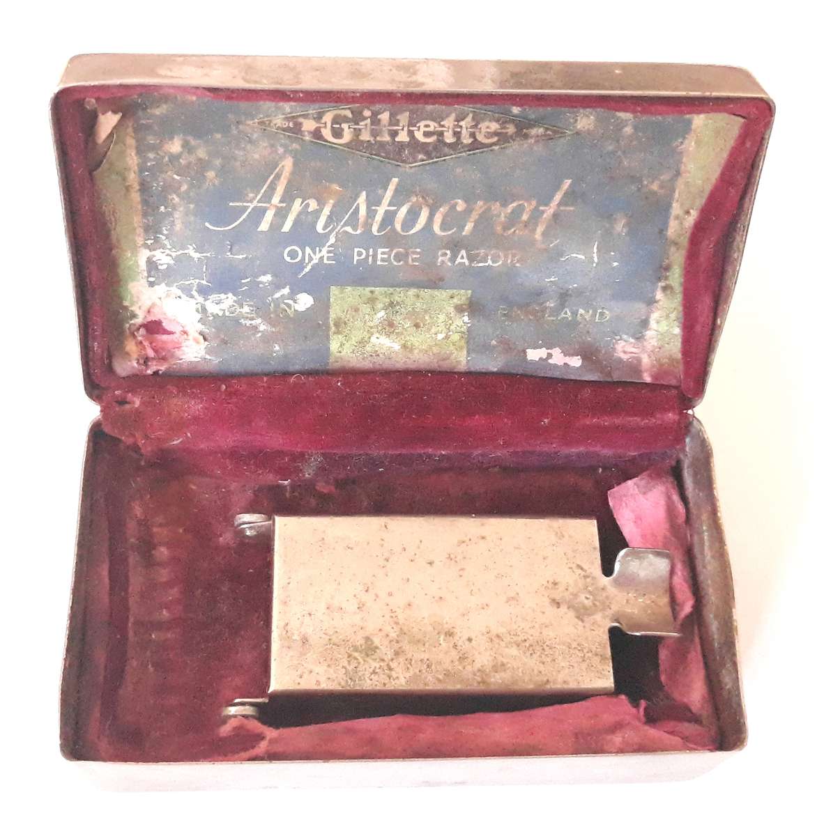 Vintage Gillette British Aristocrat 2nd Generation Safety Razor