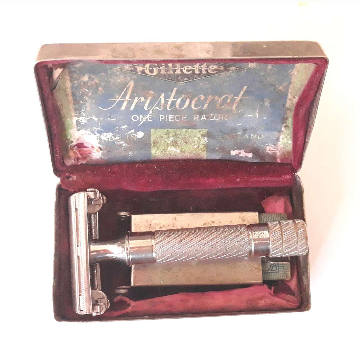 Vintage Gillette British Aristocrat 2nd Generation Safety Razor