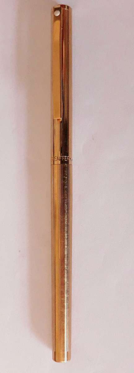 Vintage 1980s Sheaffer Gold Plated TRZ Fountain Pen