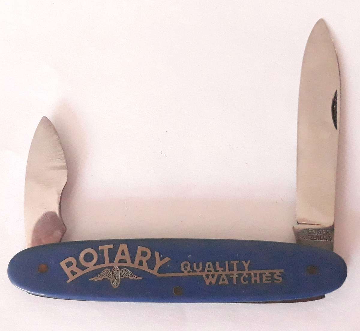 Vintage Wenger Switzerland "Rotary Quality Watches" Advertising Pocket Knife
