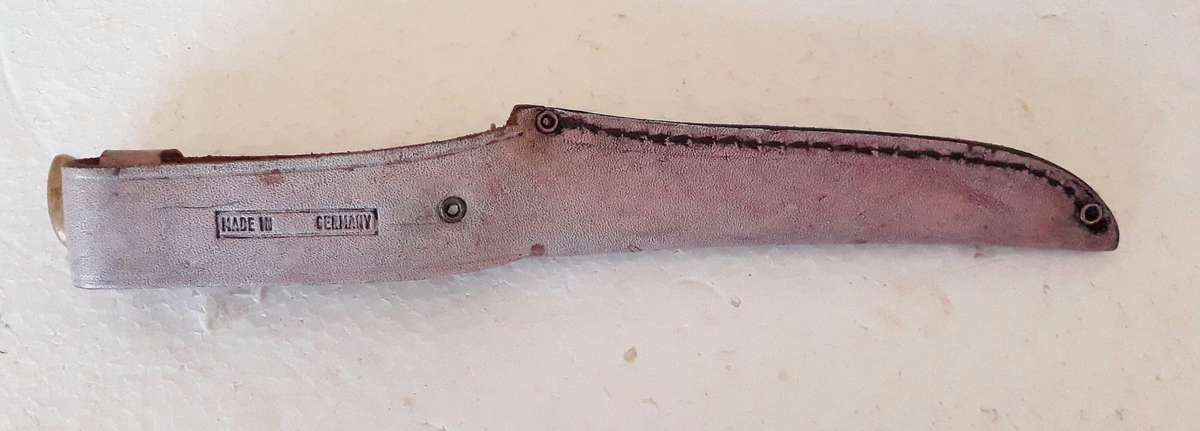 Vintage Boker Solingen Germany Stag Horn Hunting Knife