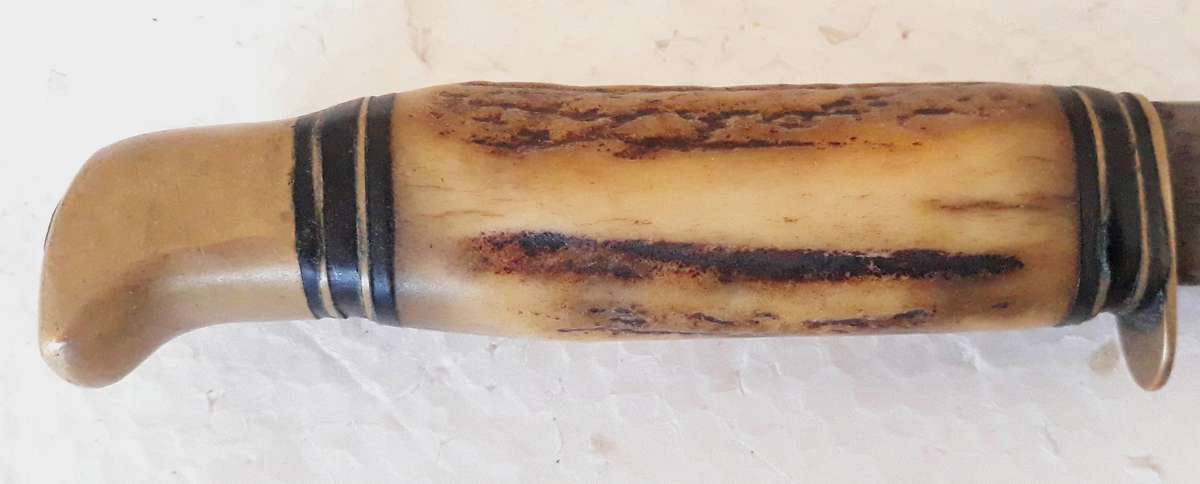 Vintage Boker Solingen Germany Stag Horn Hunting Knife