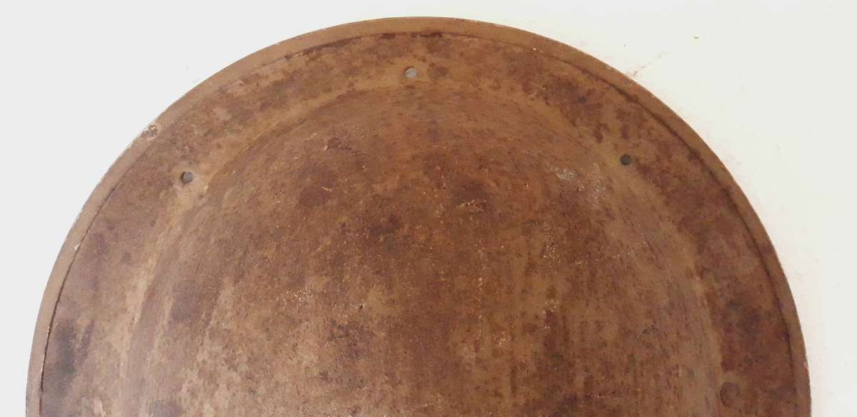 World War Two South African Red Cross 1940 Jager-Rand Steel Brodie Helmet