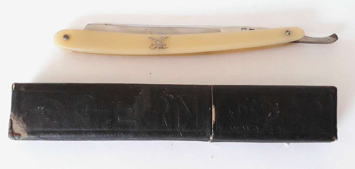 Vintage German Ern Wald Solingen Straight Razor