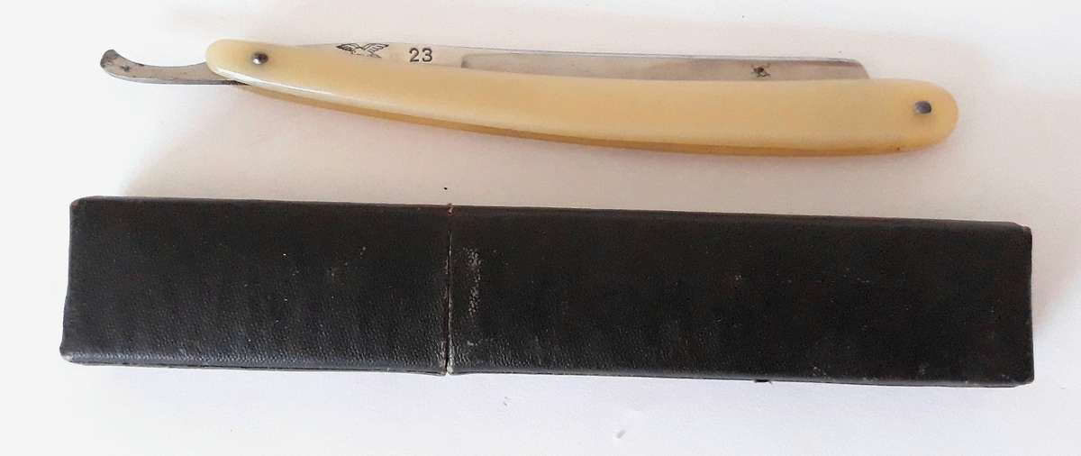 Vintage German Ern Wald Solingen Straight Razor
