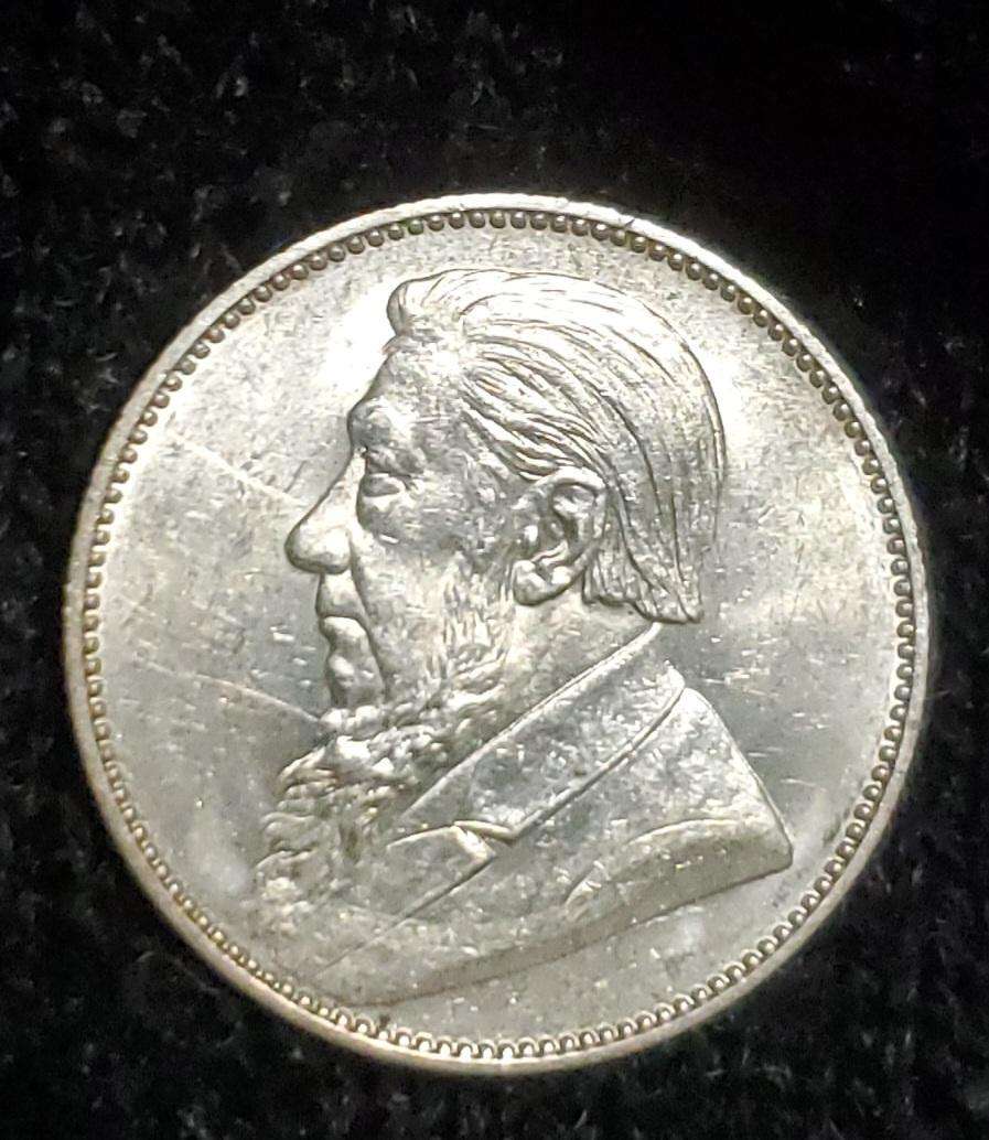 1897 Shilling ZAR Kruger MS61/62