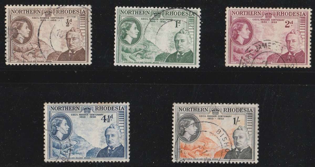 NORTHERN RHODESIA   1953   SACC54-58