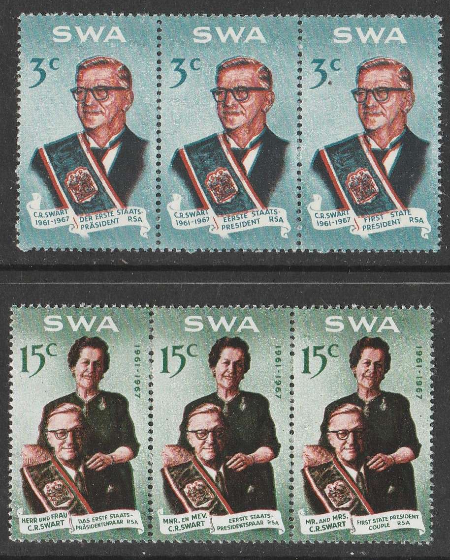 SOUTH WEST AFRICA   1968    SACC234/235   UMM