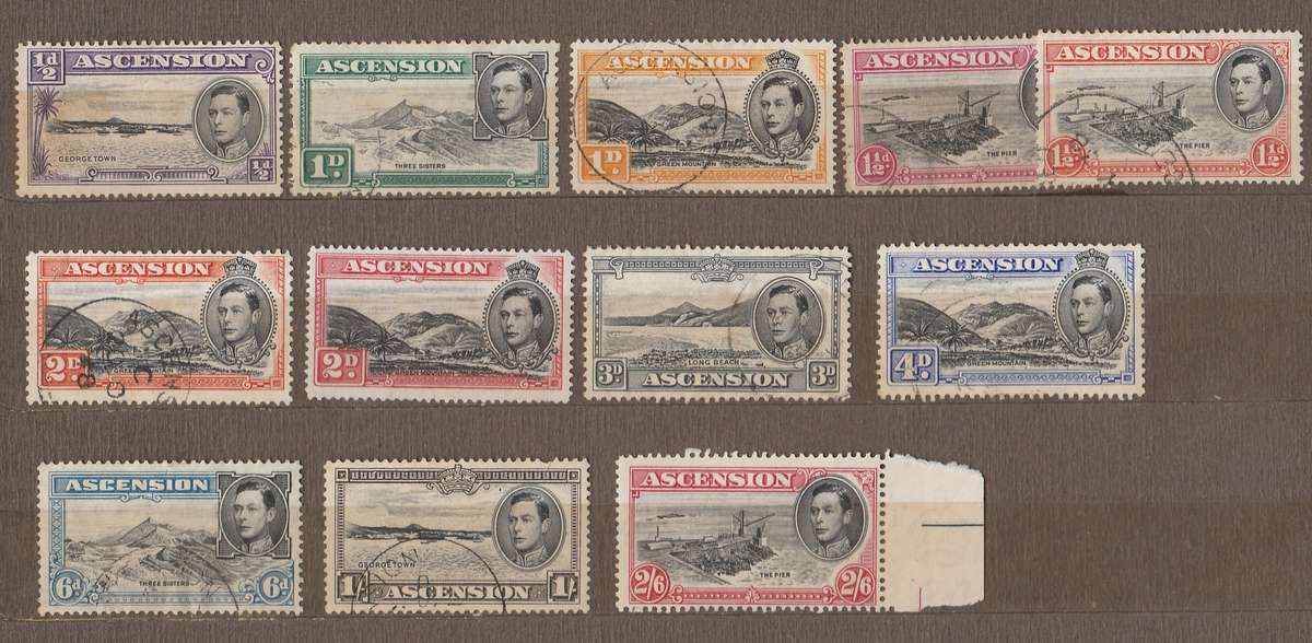 ASCENSION      1938      KING GEORGE V   PART SET