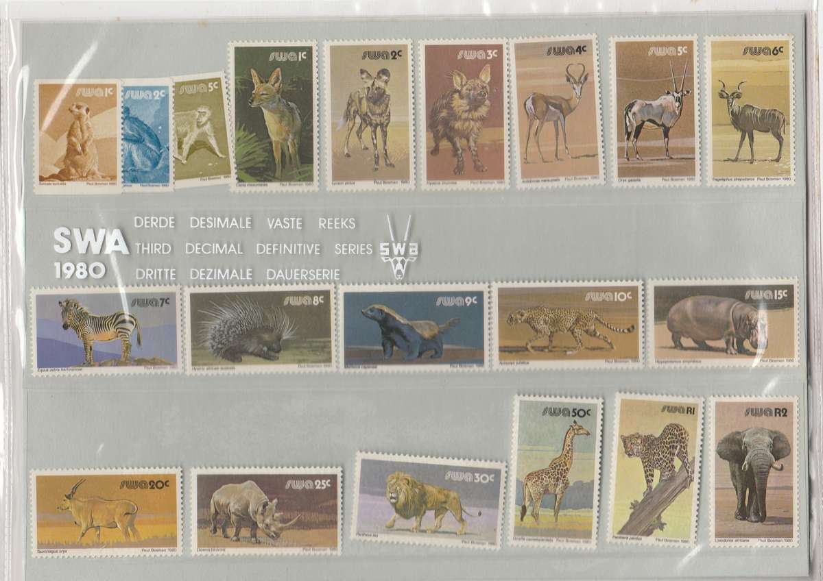 SOUTH WEST AFRICA  1980    THIRD DIF STIL IN ORIGINAL PAKAGE   UMM