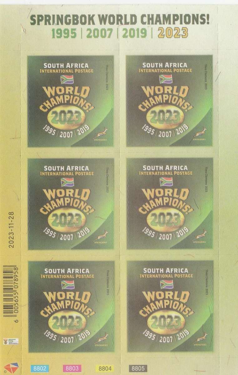 REPUBLIC OF SOUTH AFRICA   2023   WORLD CHAMPIONS   UMM