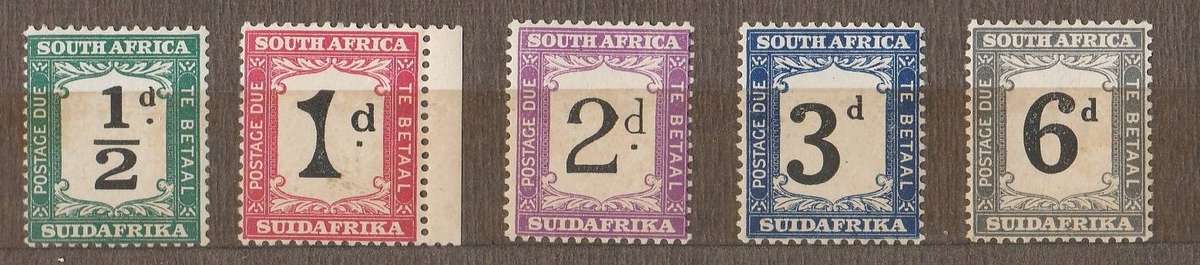 UNION OF SA      1927-28     to pay   FULL SET  SACC  17-21
