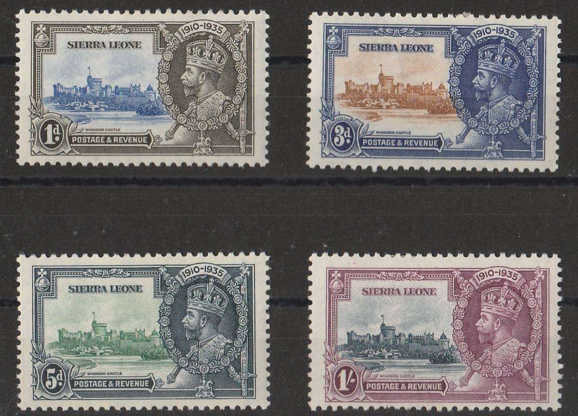 SIERRA LEONE     1935      SG164-167