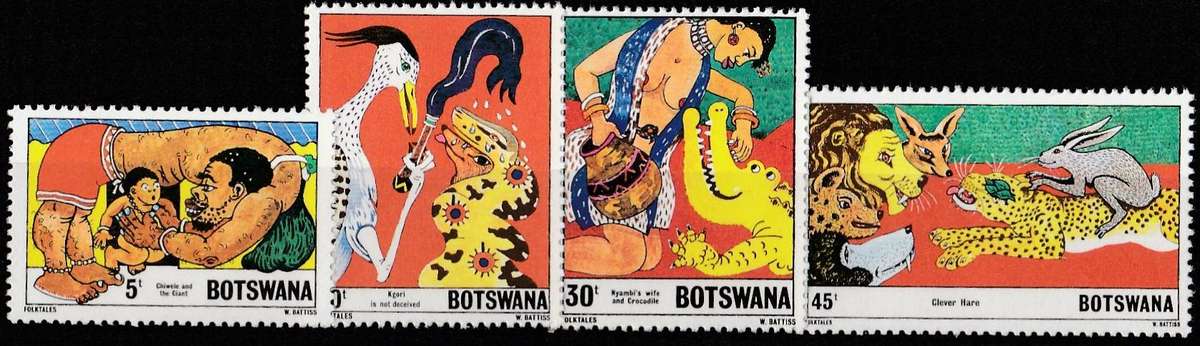 BOTSWANA      1980  SG 468-471       FOLKTALES    UMM