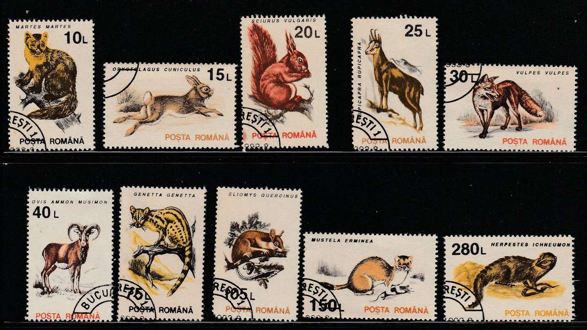 ROMANIA      1972    SG3929-     WILD   FULL SET