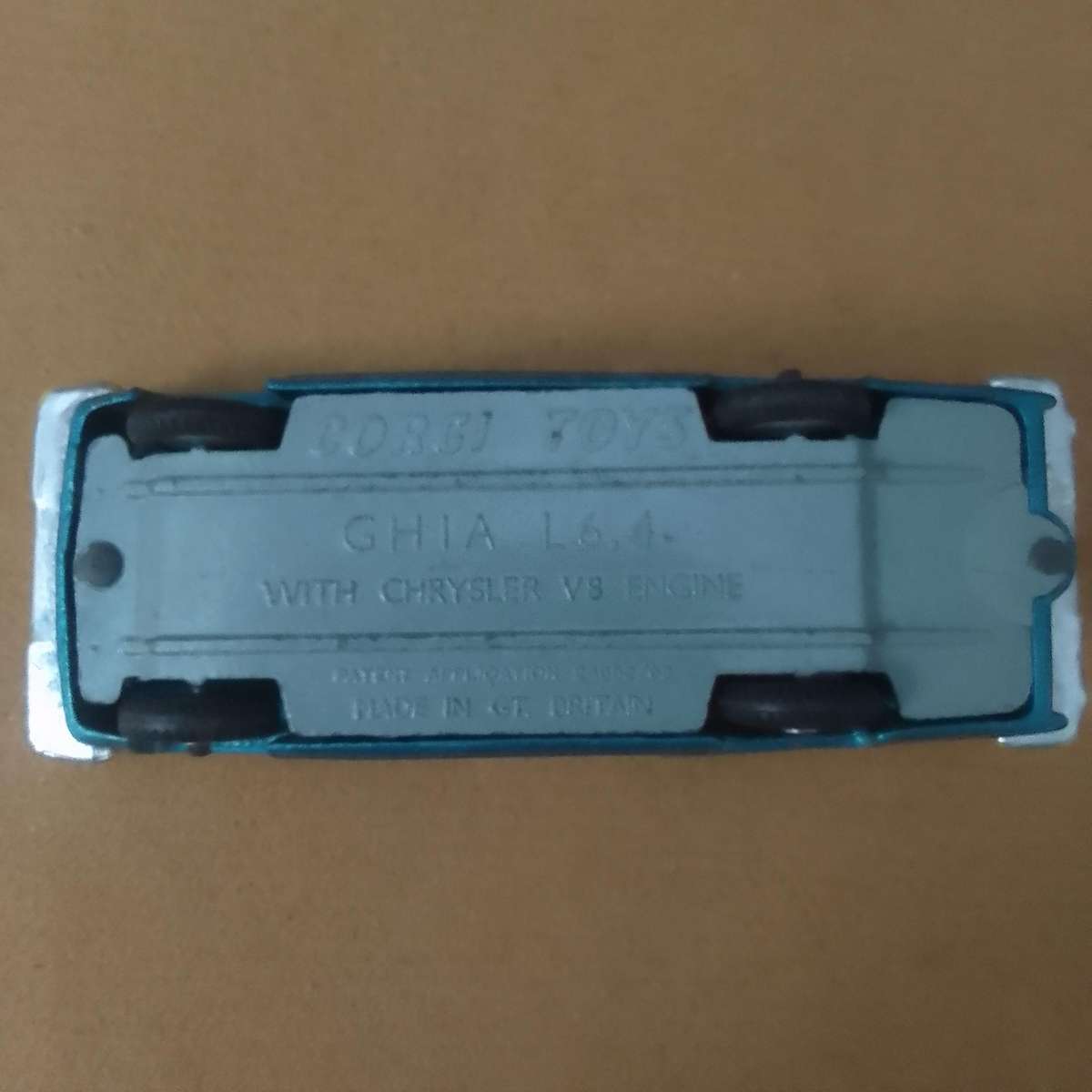 Original Corgi Toys Ghia L6.4 with Chrysler V8 Engine made in GT Britain