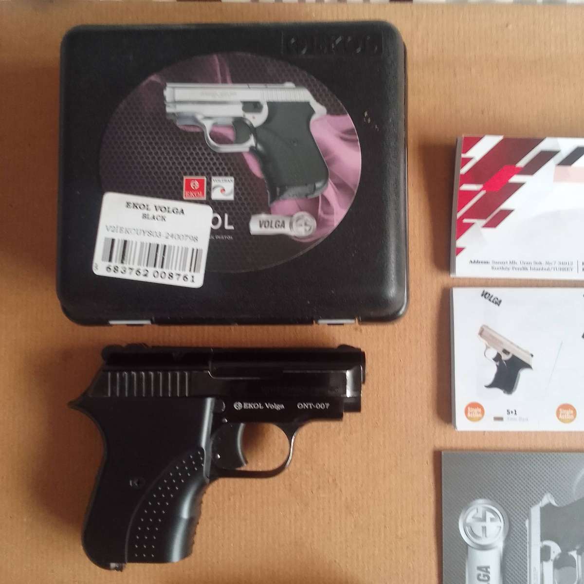 Ekol Volga Pistol incl. Blank pepper and teargas rounds very effective brand new