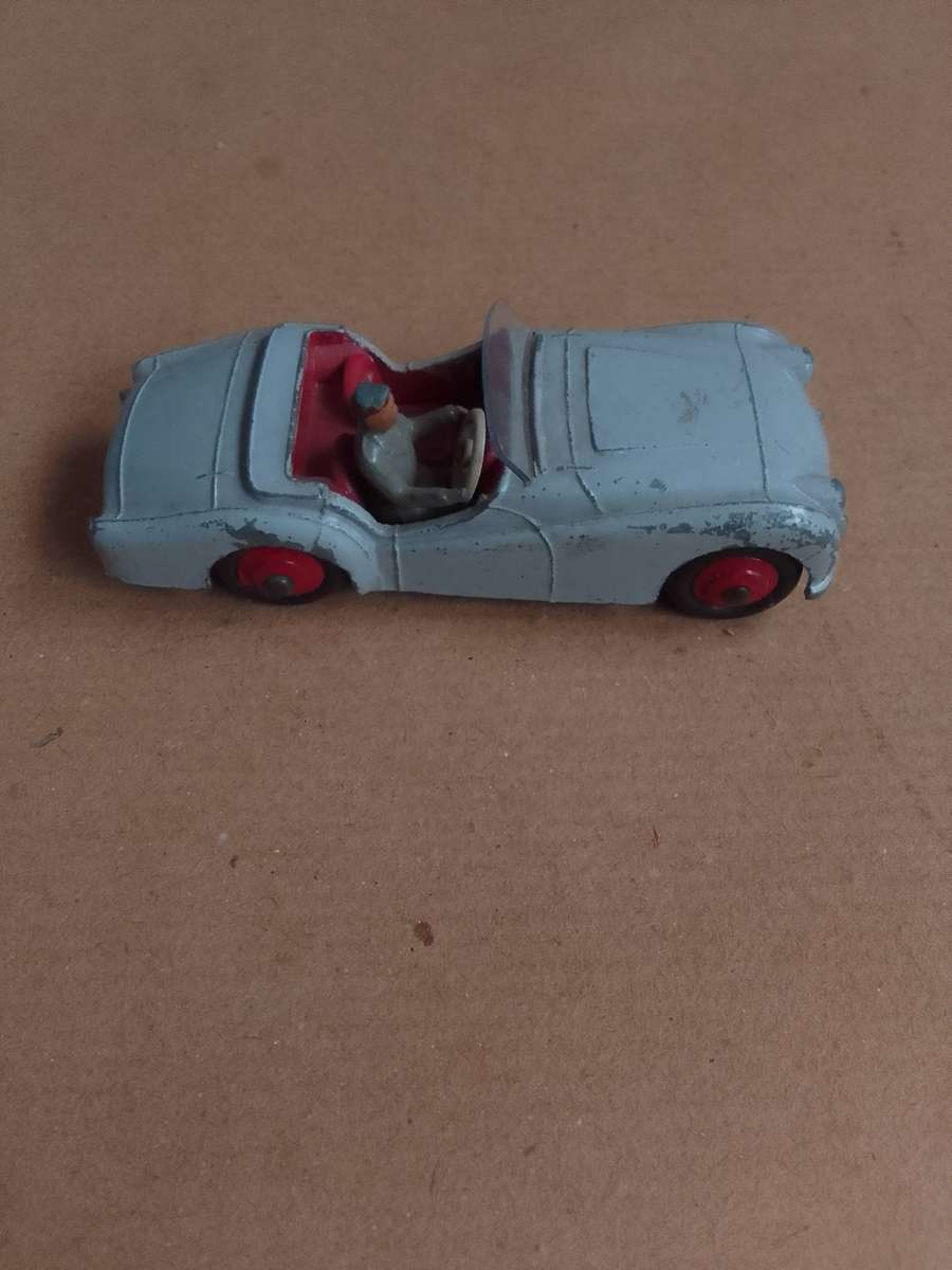 Vintage Dinky Toy Triumph TR2 made in England by Meccano