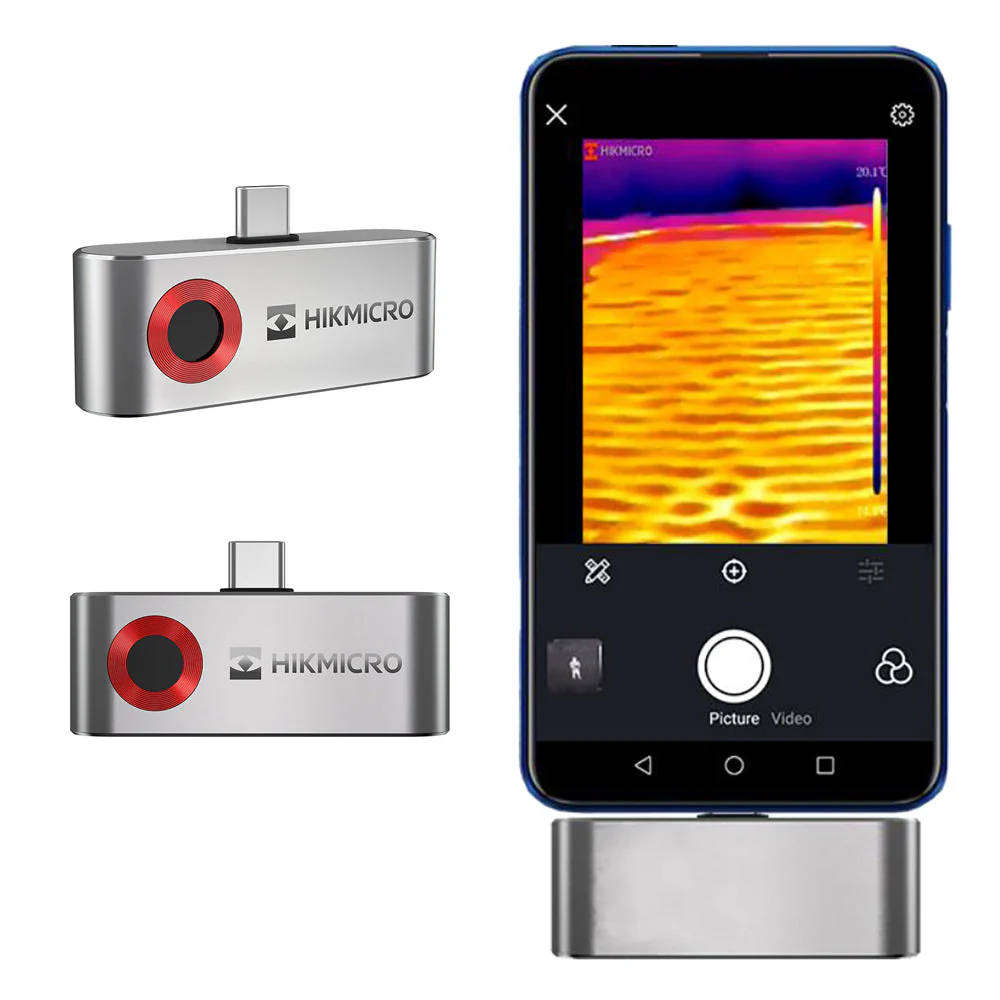 HIKMICRO Mini Thermal Camera USB-C for Android | Infrared Heat Imaging Camera | Leak & Electrical Fa