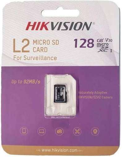 Hikvision HS-TF-L2 128GB MicroSDXC Surveillance Memory Card  Brand New & Sealed