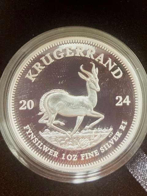 2024 Silver Krugerrand - 2oz ( Two ) AND  1oz  ( One ) PAIR     - PROOF