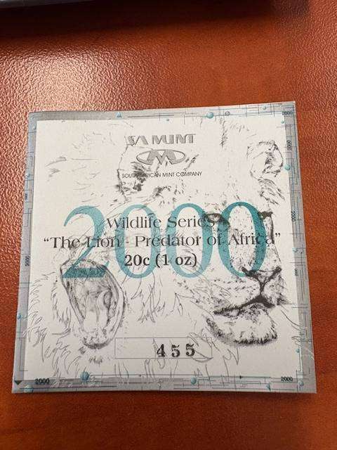 LION Predator of Africa Silver 1oz