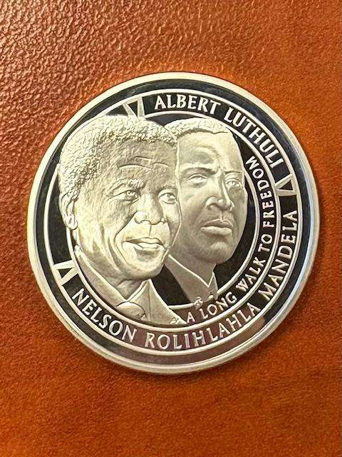 Palace of Justice - Mandela Luthli 1oz SILVER Medallion. 50 year celebration.