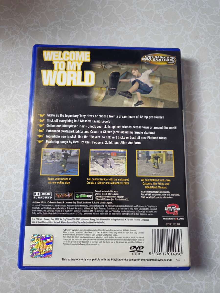 Tony Hawks Pro Skater 3(PS2)