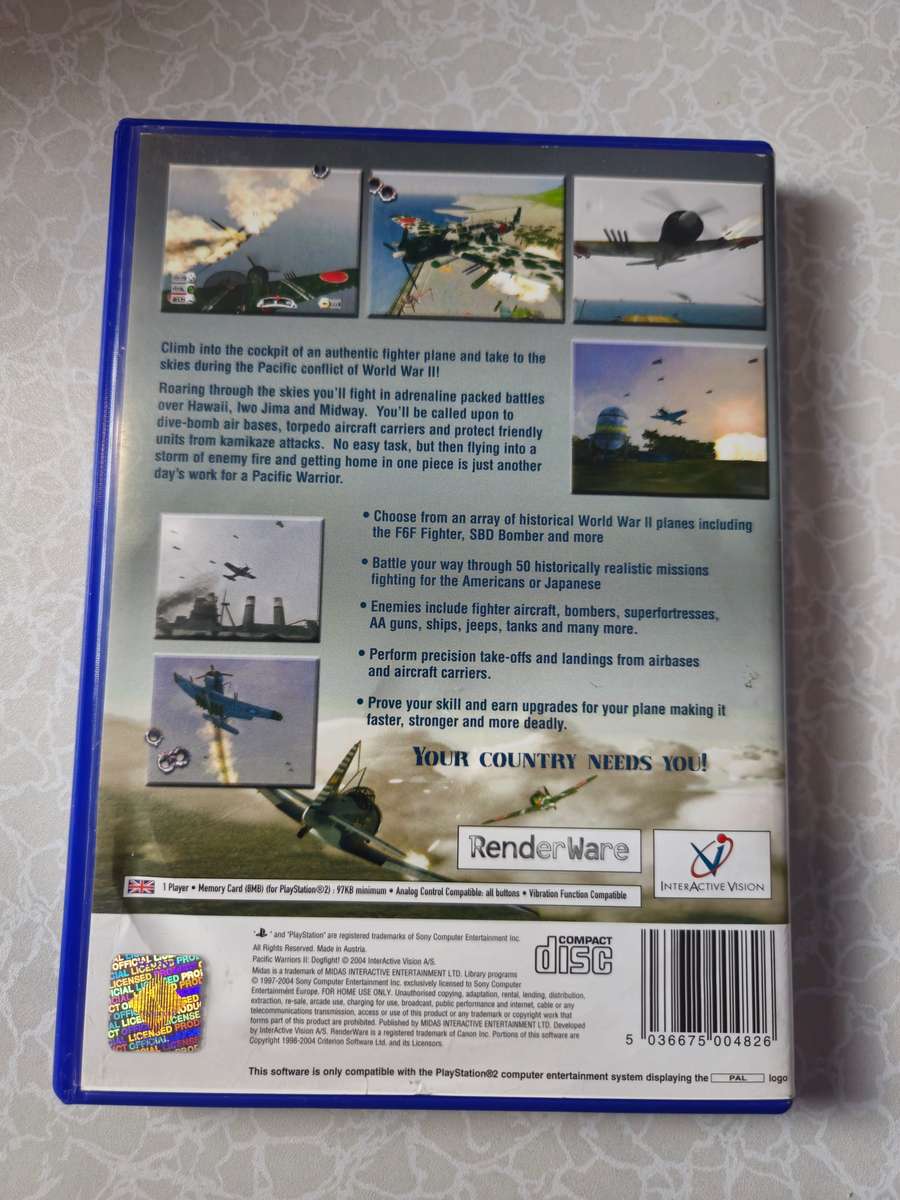 Pacific Warriors II: Dogfight(PS2)
