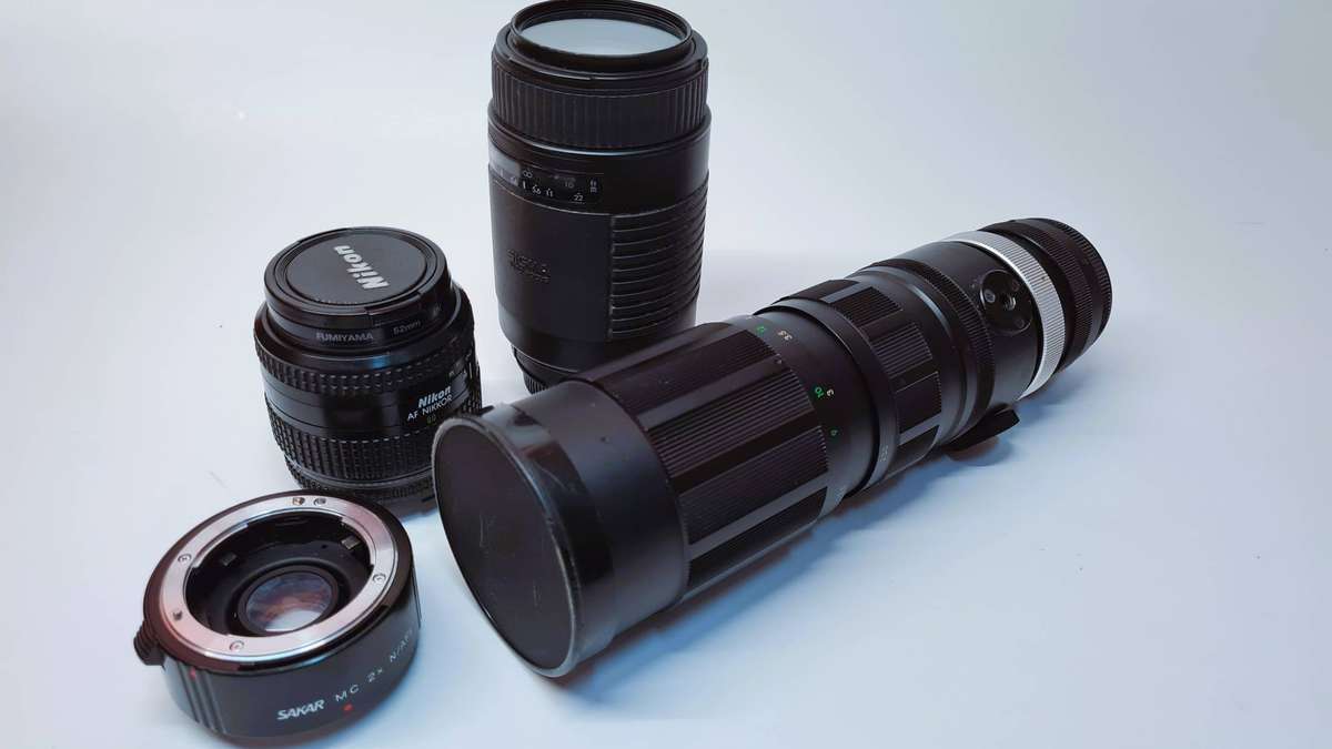 Lot of Used Camera Lenses  Polaris, Nikon, Sakar, Sigma