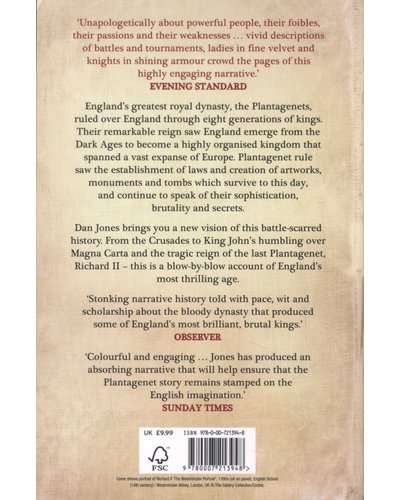 The Plantagenets: The Kings Who Made England by Dan Jones [Paperback: Acceptable]