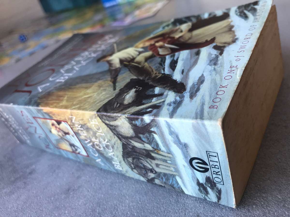 A Cavern of Black Ice (Sword of Shadows #1) by J.V. Jones [Paperback: Very Good]