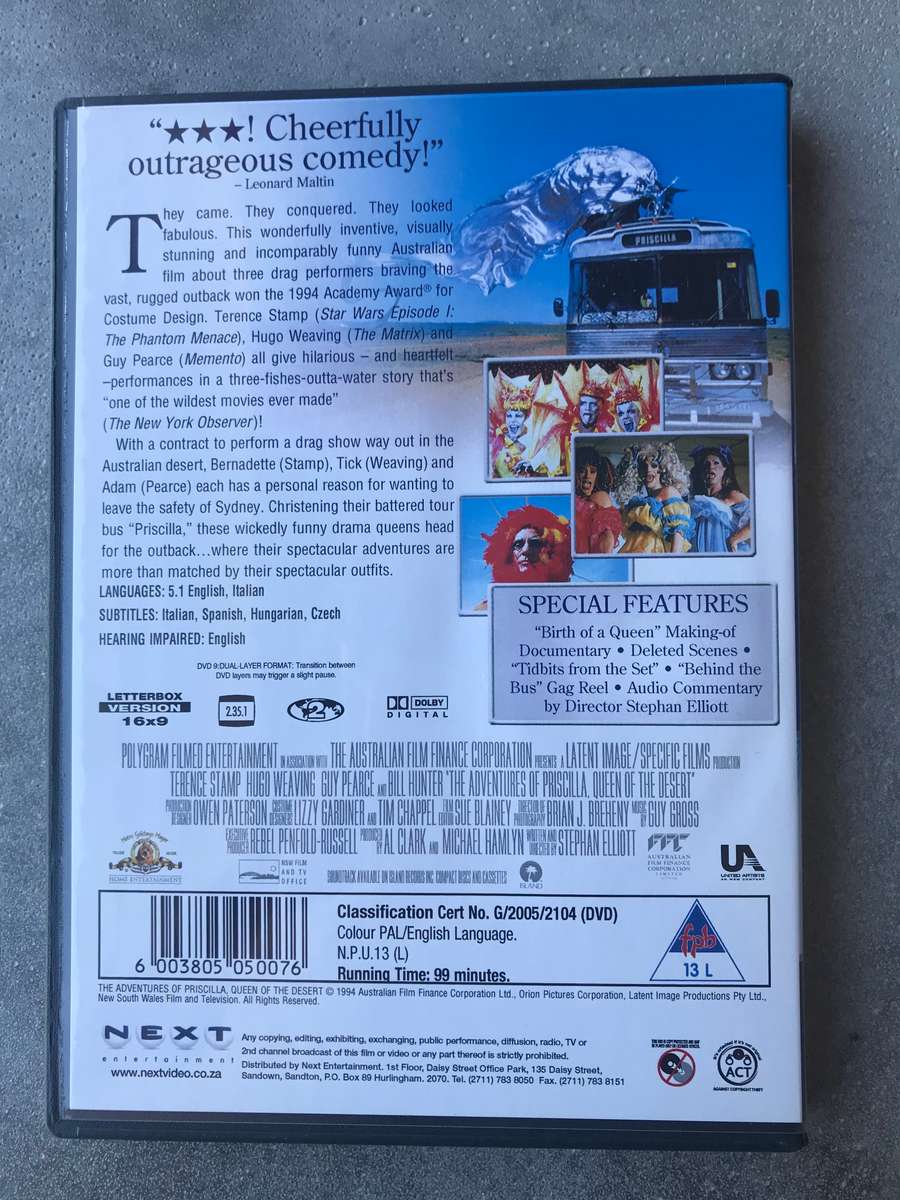 The Adventures of Priscilla, Queen of The Desert [DVD]