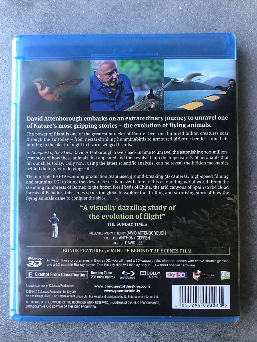 David Attenborough's Conquest of the Skies [Blu-Ray]
