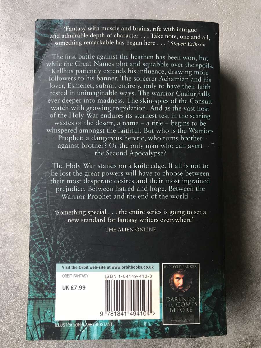 The Warrior Prophet (The Prince of Nothing #2) by R. Scott Bakker [Paperback: Excellent]