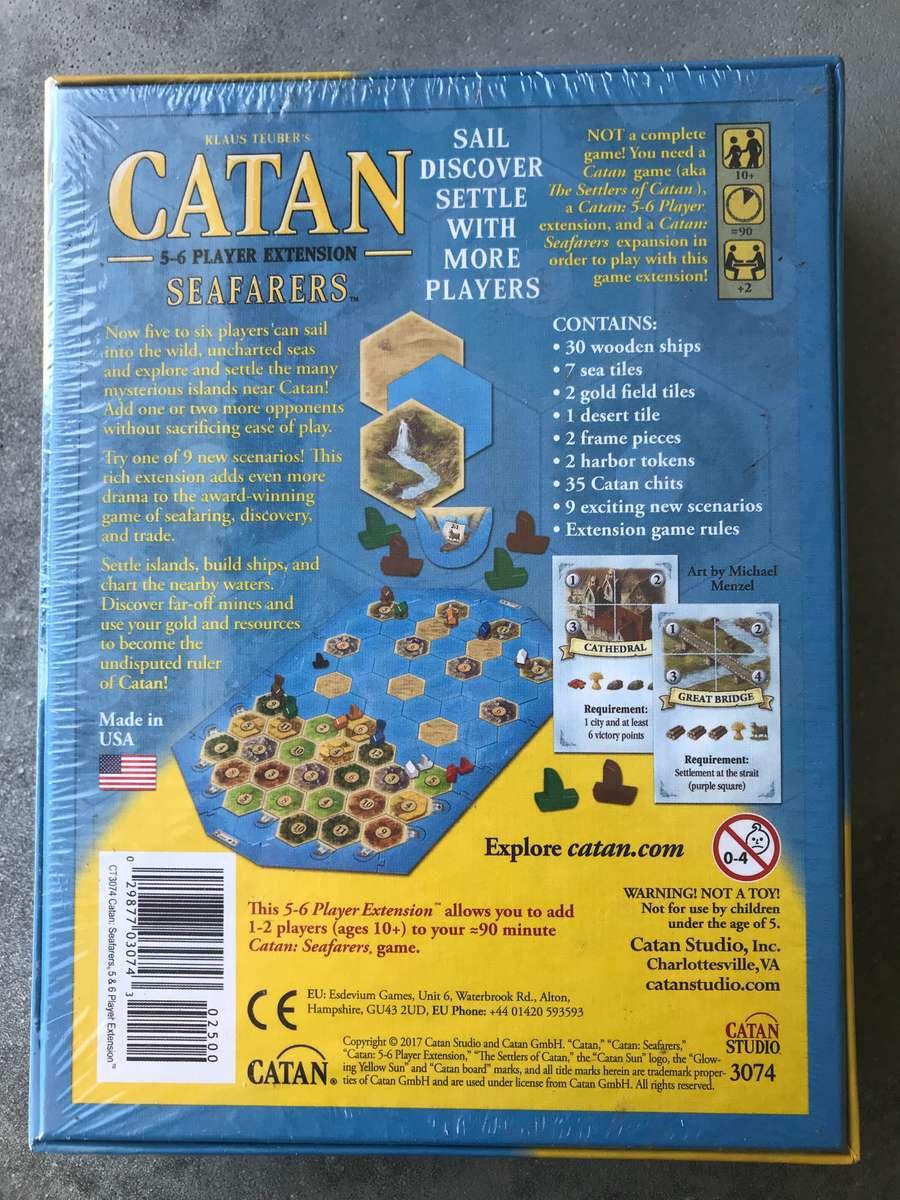Catan Seafarers 5-6 Player Extension