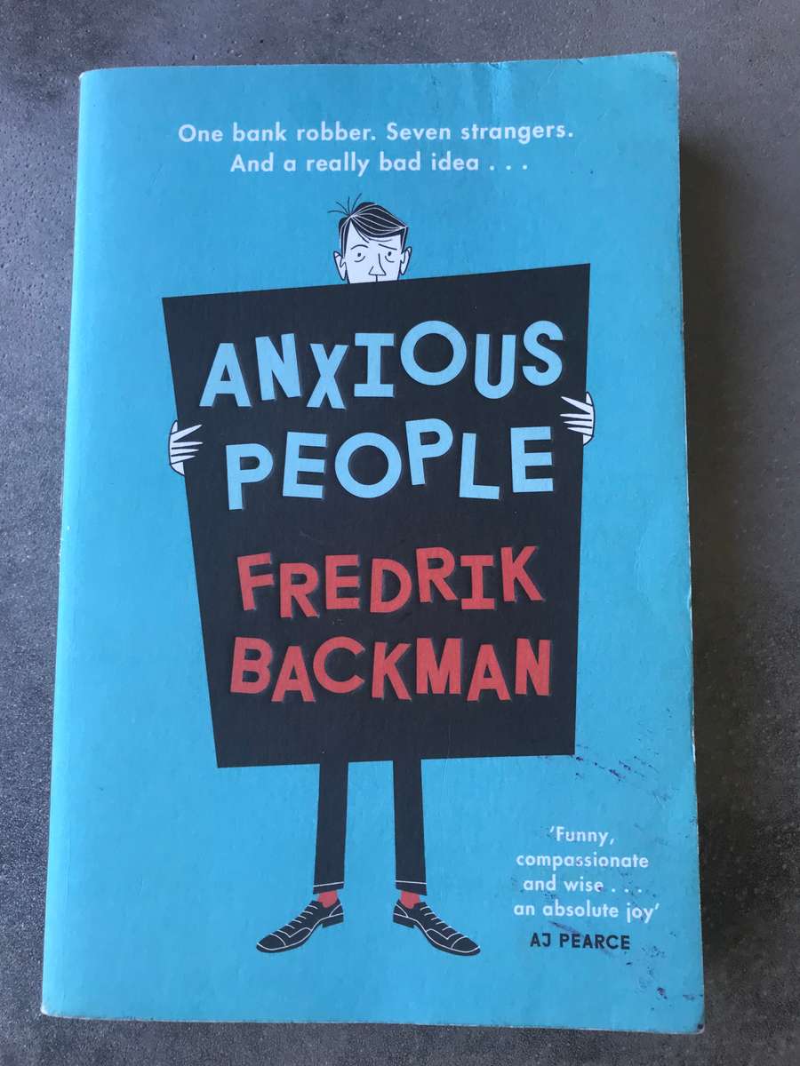 Anxious People by Fredrik Backman [Large Paperback: Very Good]