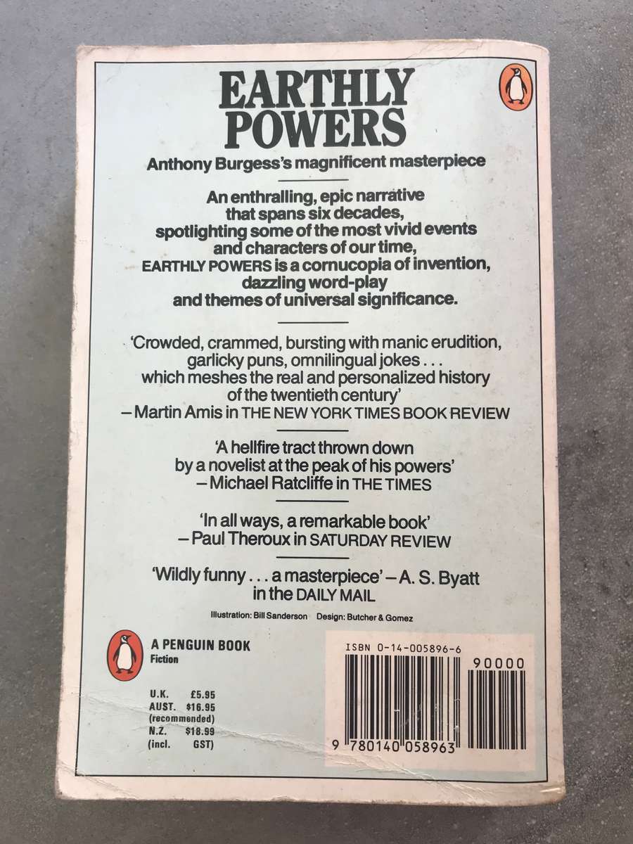 Earthly Powers by Anthony Burgess [Paperback: Acceptable]