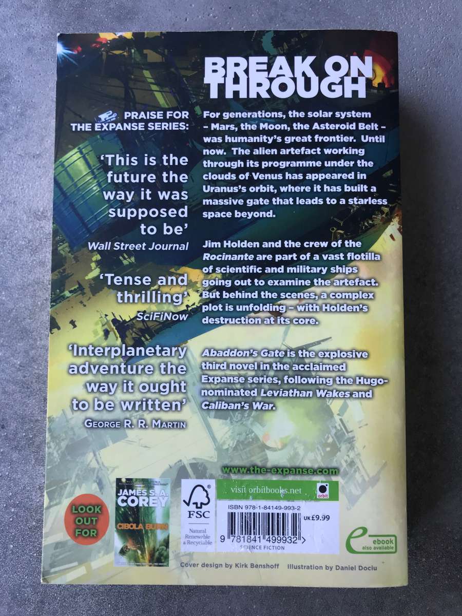 Abaddons Gate (The Expanse #3) by James S.A. Corey [Paperback: Like New]